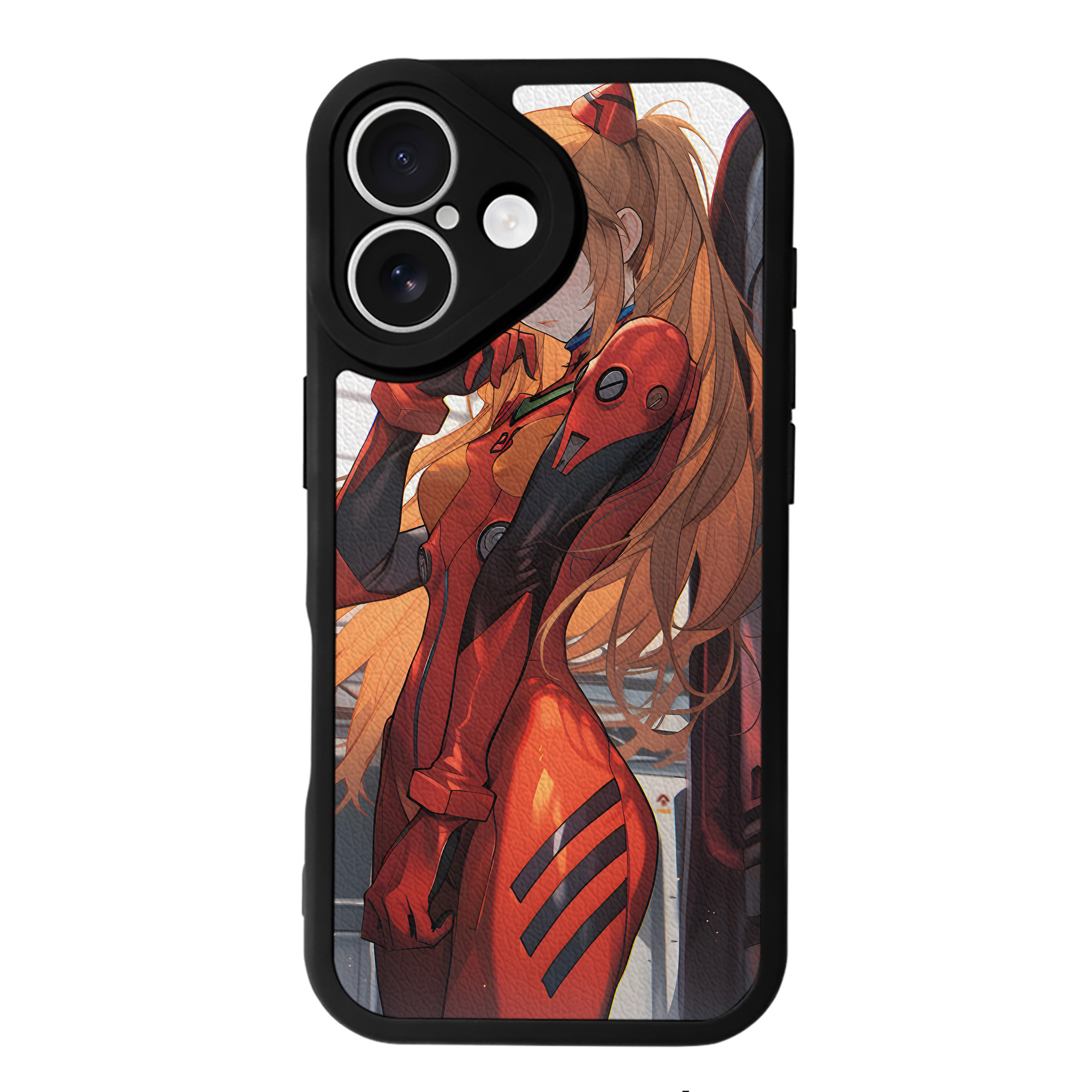 （画像用） EVA 新世紀エヴァンゲリオン 【iPhone 16シリーズ対応】シリコンスマホケース（レザー調） 材質：シリコン